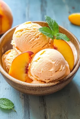Gelato alla pesca