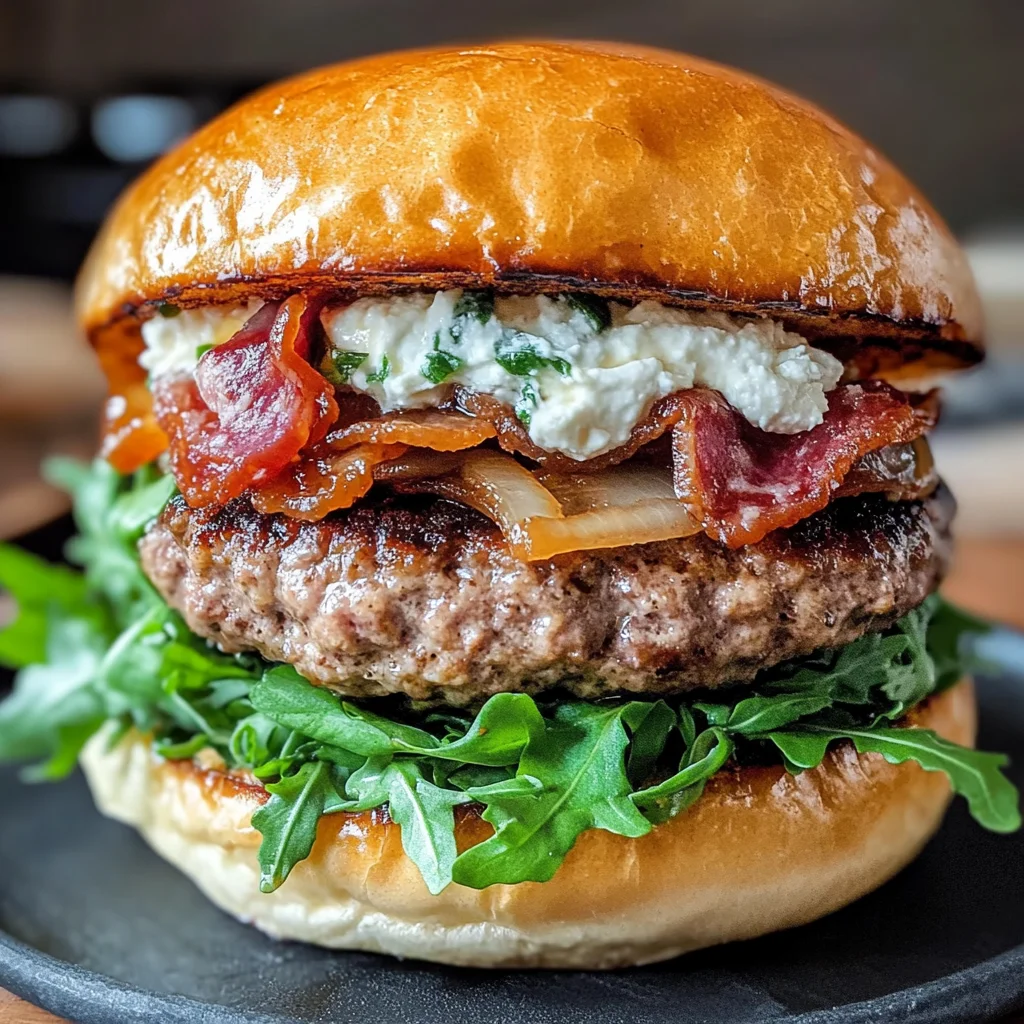 Hamburger di vitello con guarnizioni