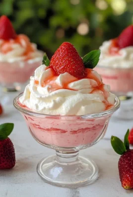 Mousse di fragole e yogurt greco