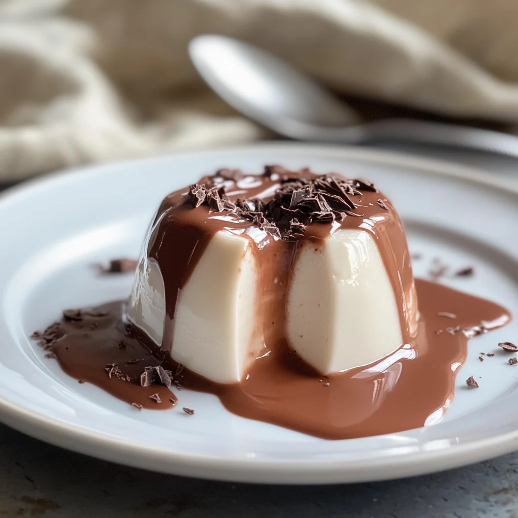 Panna cotta al cioccolato
