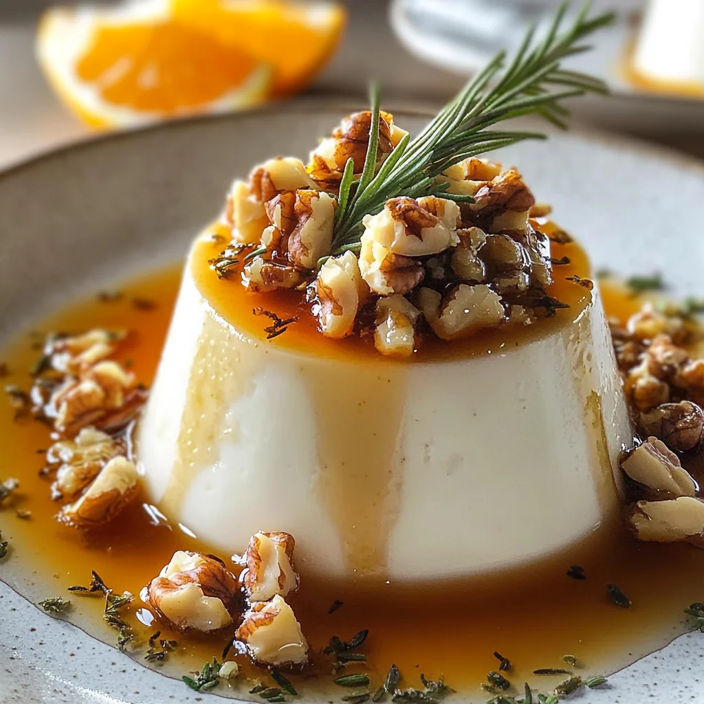 Panna cotta salata raffinata