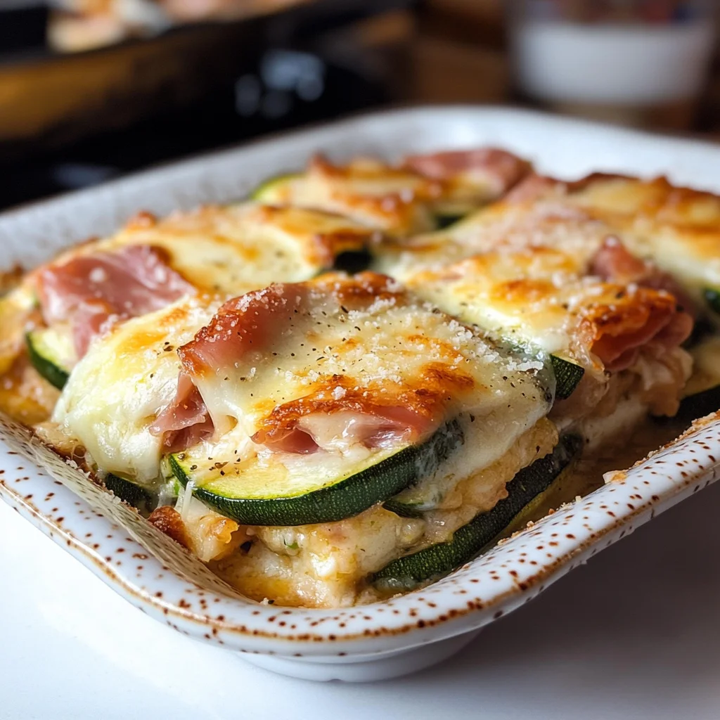 Parmigiana bianca di zucchine