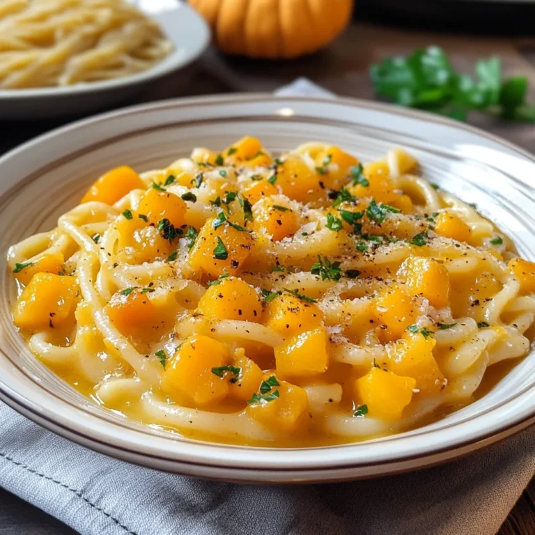 Pasta con la zucca