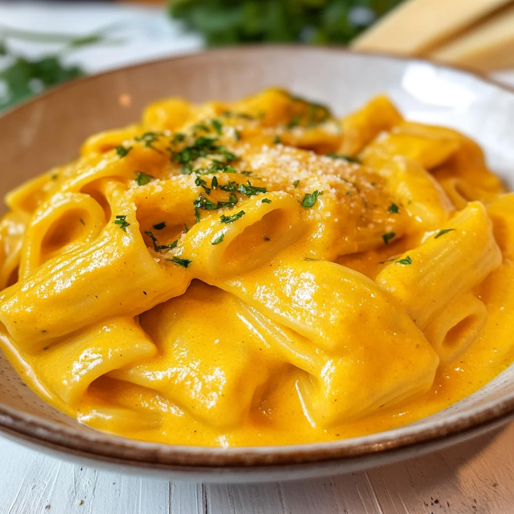 Pasta cremosa alla zucca