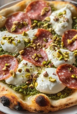 Pizza bianca con mortadella