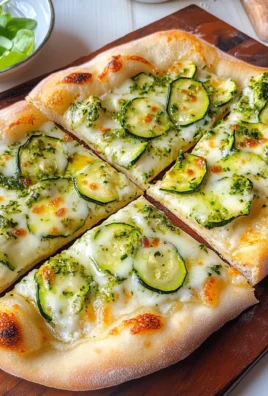 Pizza bianca con zucchine