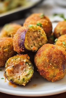 Polpette di melanzane e tonno