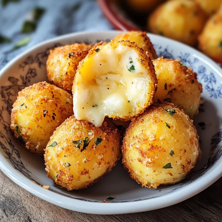 Polpette di patate e formaggio