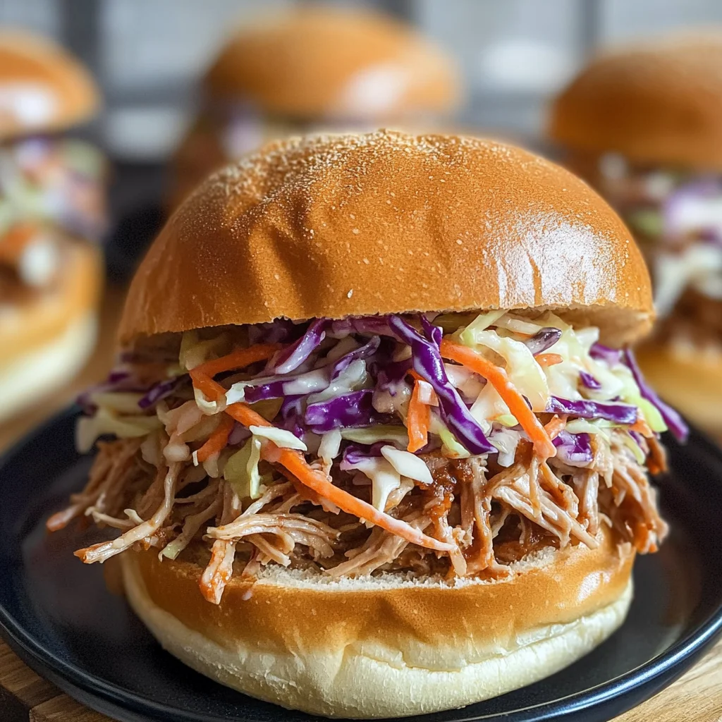 Pulled pork con coleslaw