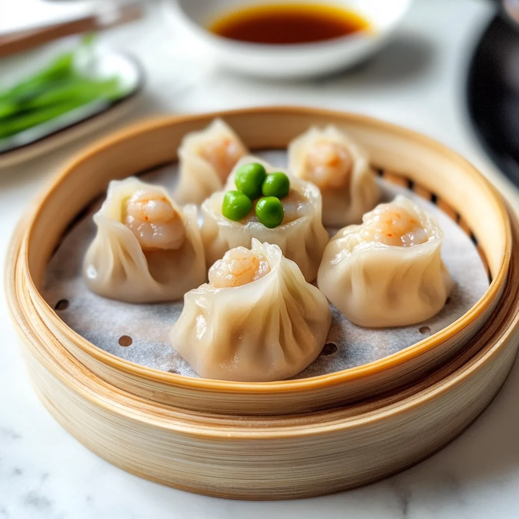 Ravioli di gamberi al vapore