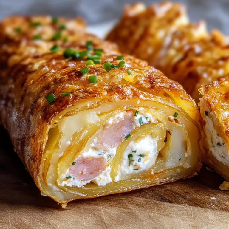 Rotolo croccante di patate