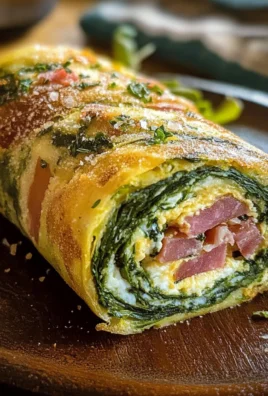 Rotolo di frittata verde