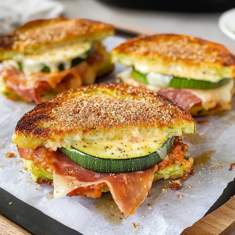 Sandwich di zucchine al forno