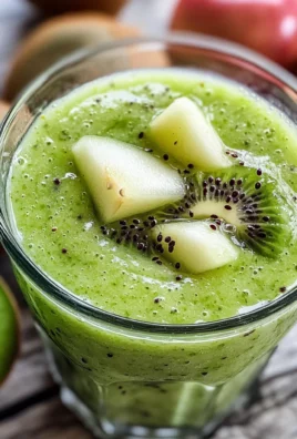 Smoothie mela e kiwi