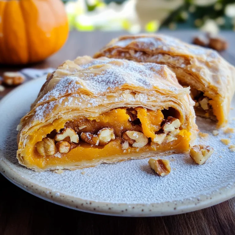 Strudel di zucca e noci
