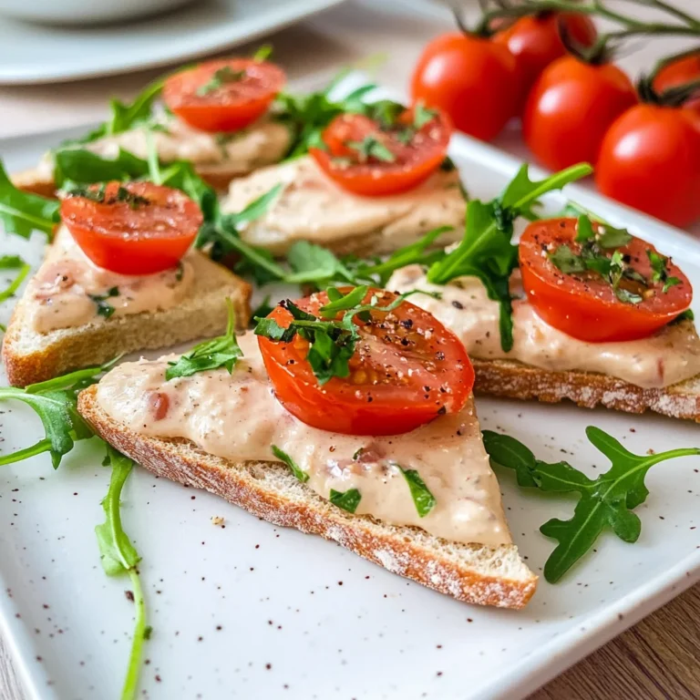 Tartine con salsa tonnata