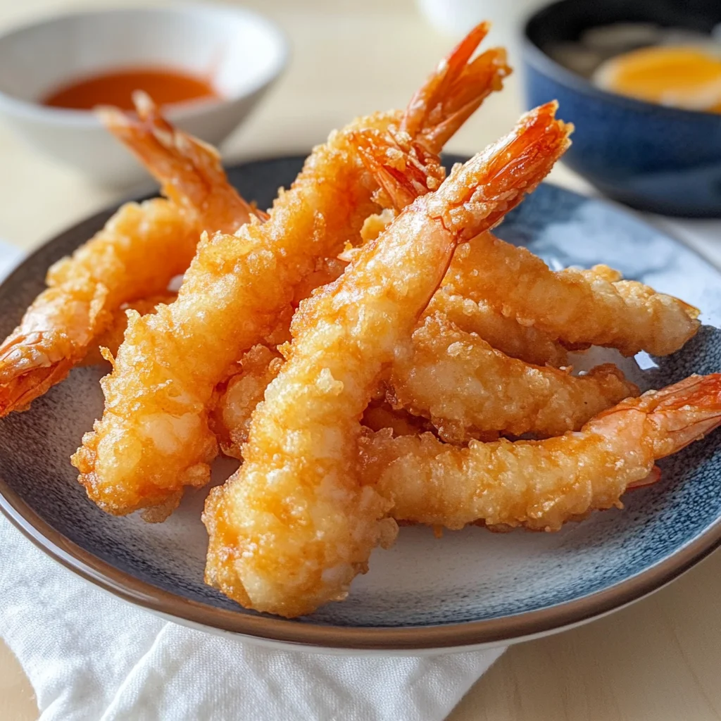Tempura di gamberi