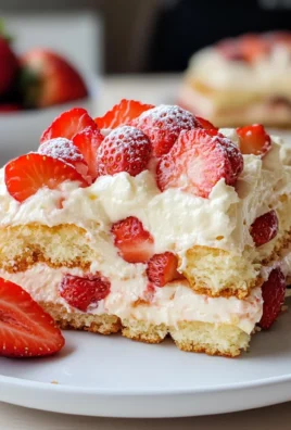 Tiramisù fragole e crema chantilly