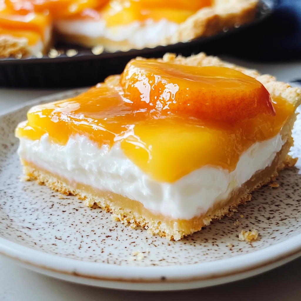 Torta fredda yogurt greco e pesche