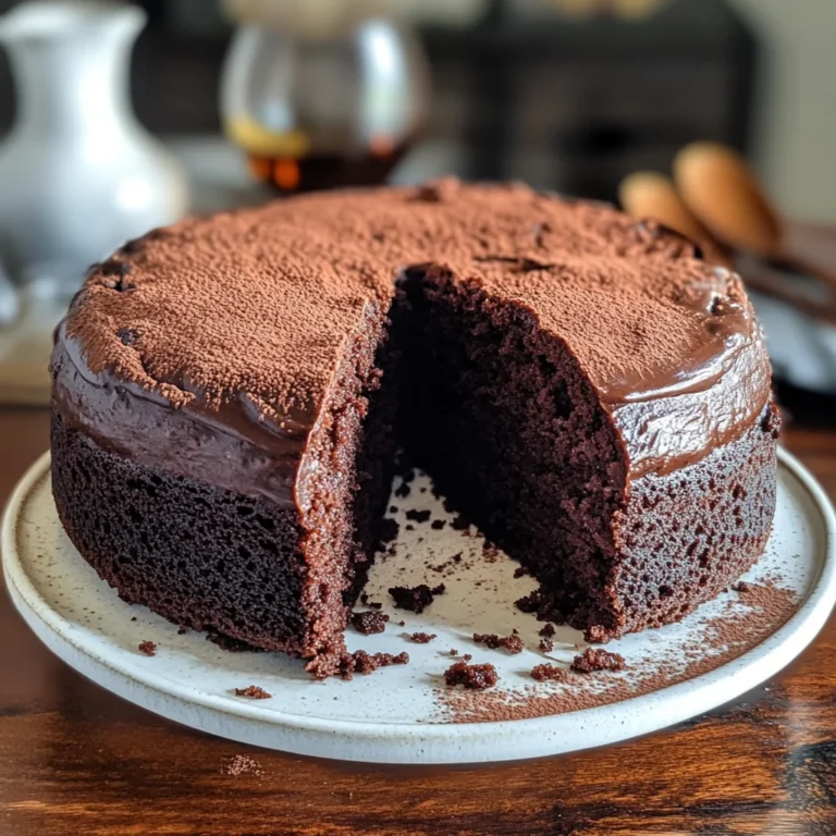 Torta rum e cioccolato