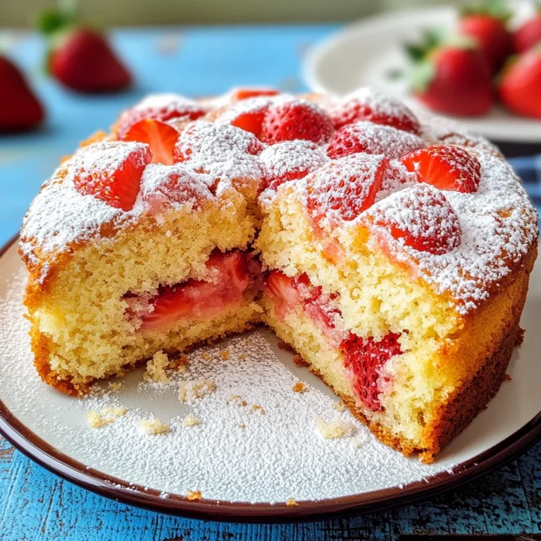 Torta soffice alle fragole