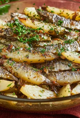 Acciughe e patate dorate
