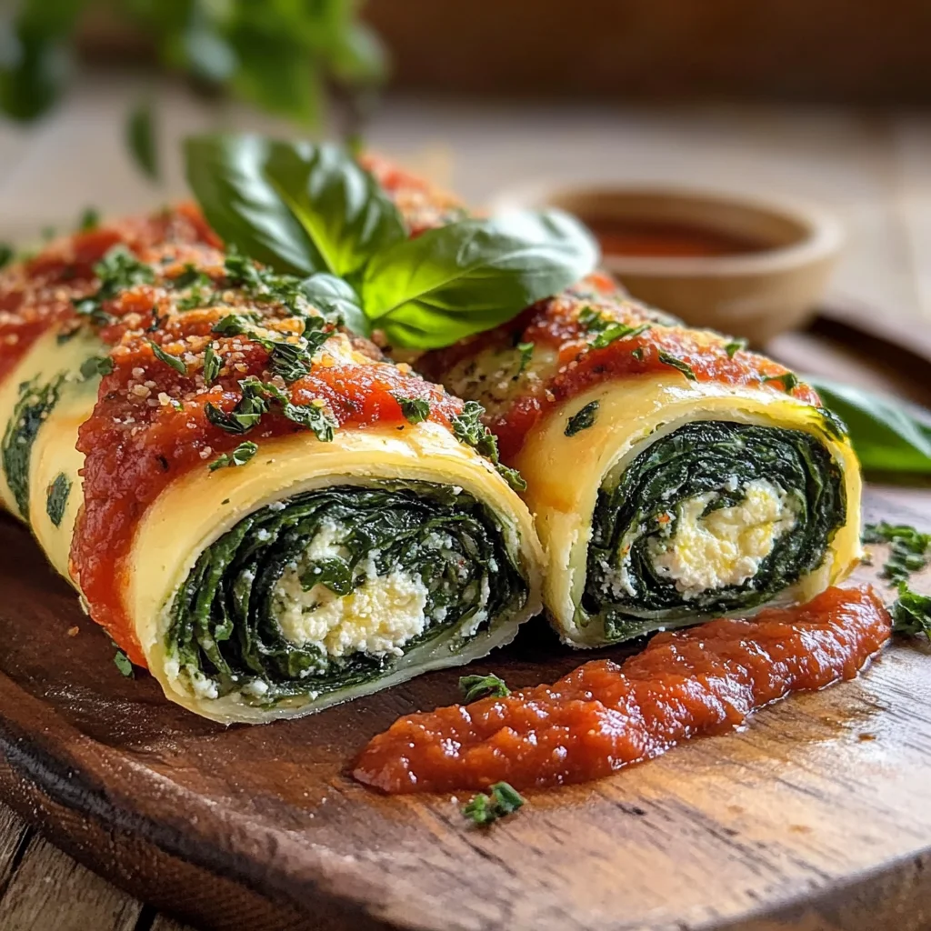 Arrotolato agli spinaci saporito