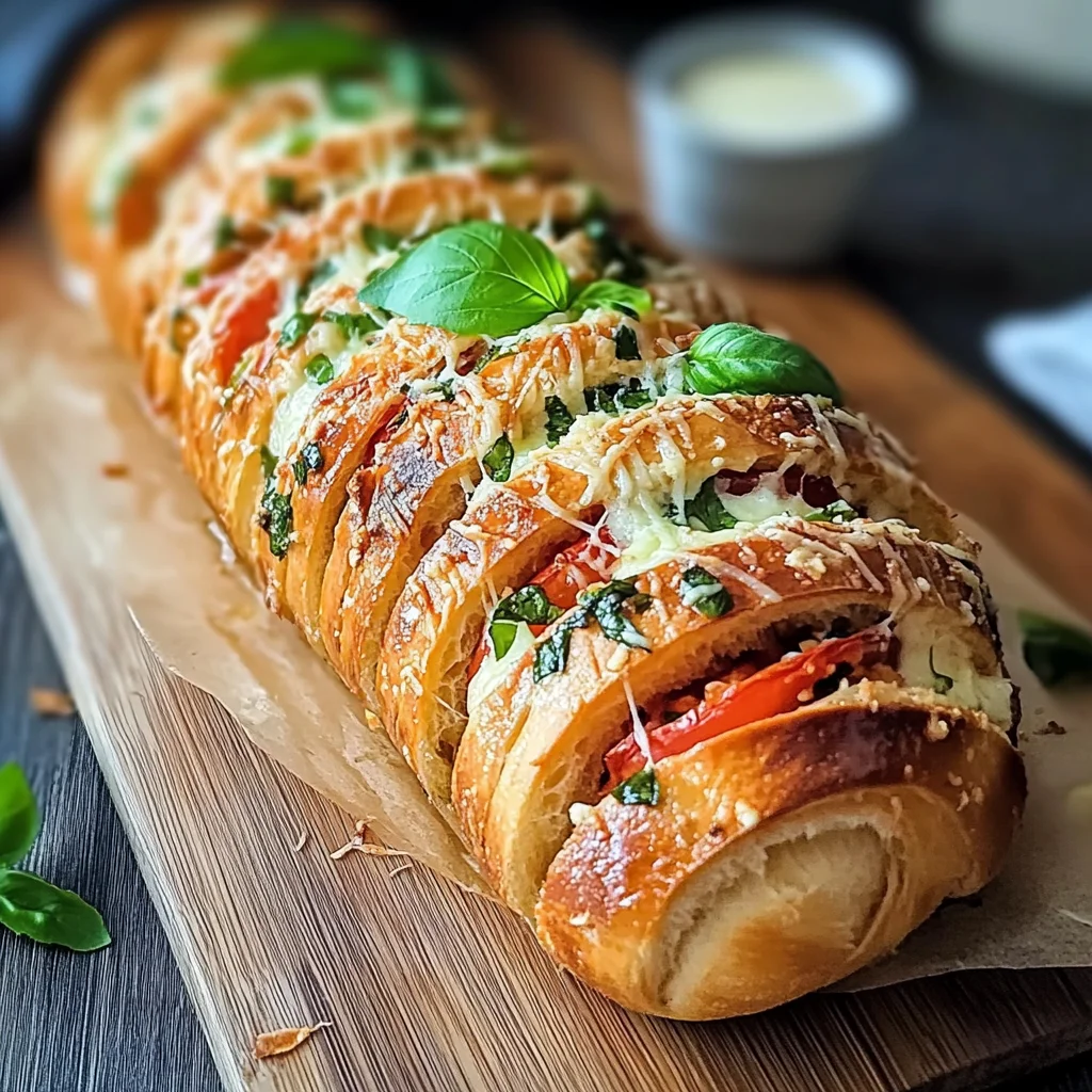 Baguette farcita stile Hasselback