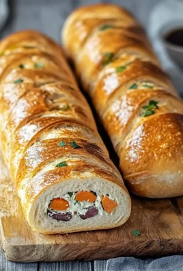 Baguette ripiena con tonno e cremosità