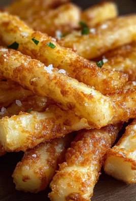 Bastoncini di patate e formaggio
