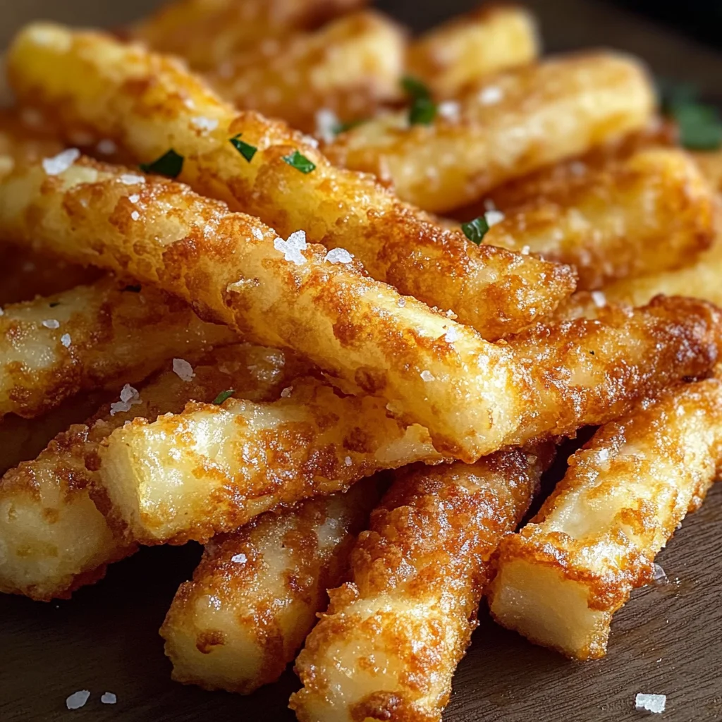 Bastoncini di patate e formaggio