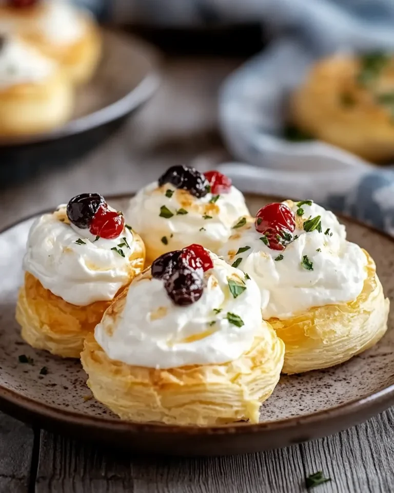 Bignè salati con crema speciale