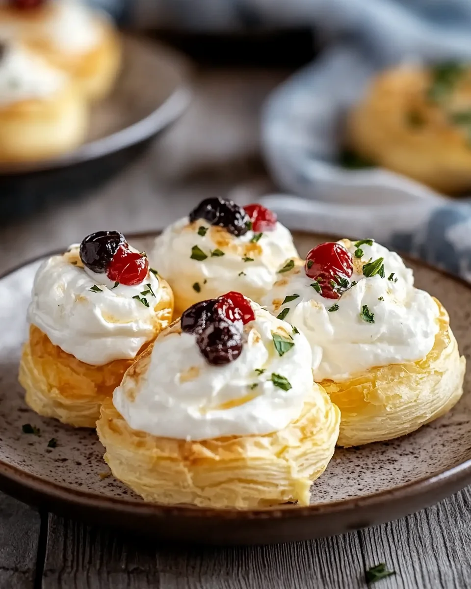 Bignè salati con crema speciale