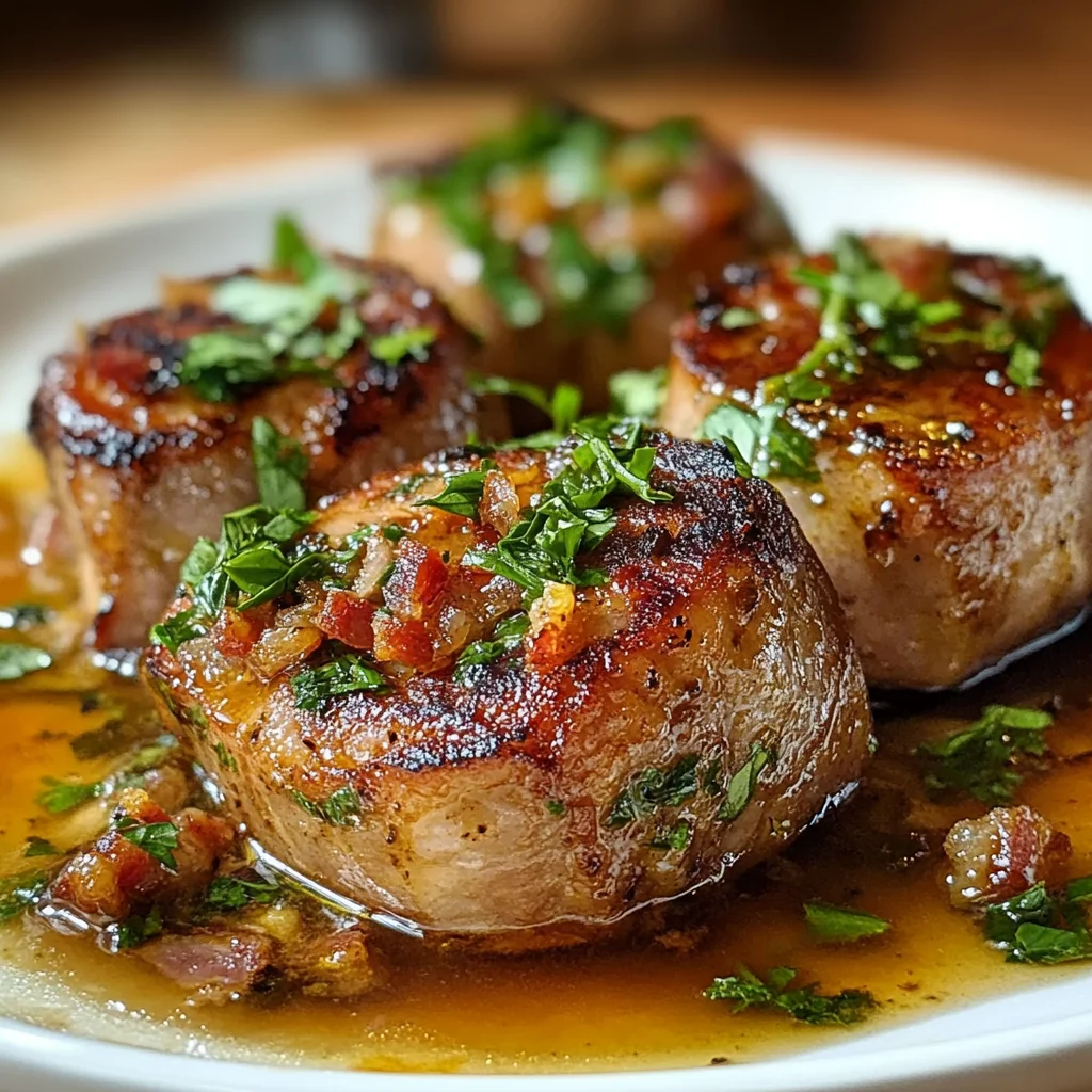 Braciole di maiale gustose