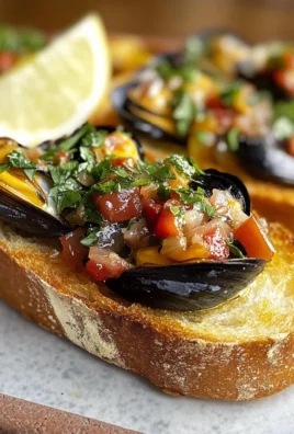 Bruschetta alle cozze saporita