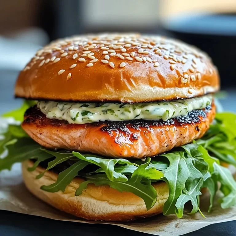 Burger di salmone con misticanza