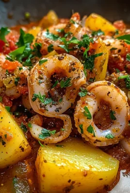 Calamari in umido e patate