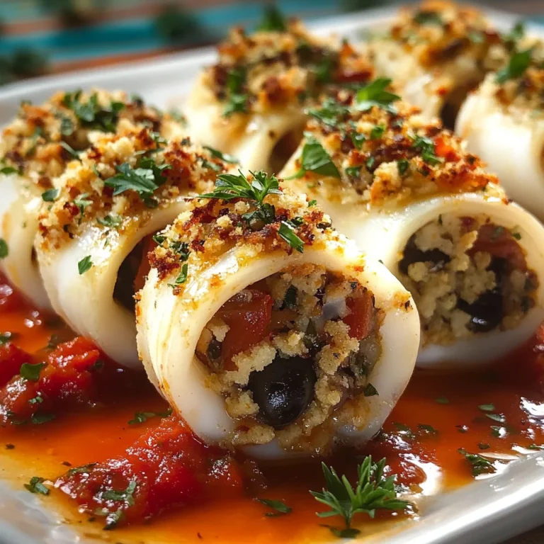 Calamari ripieni cotti al forno