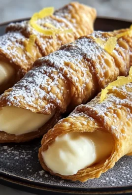Cannoli di pasta sfoglia