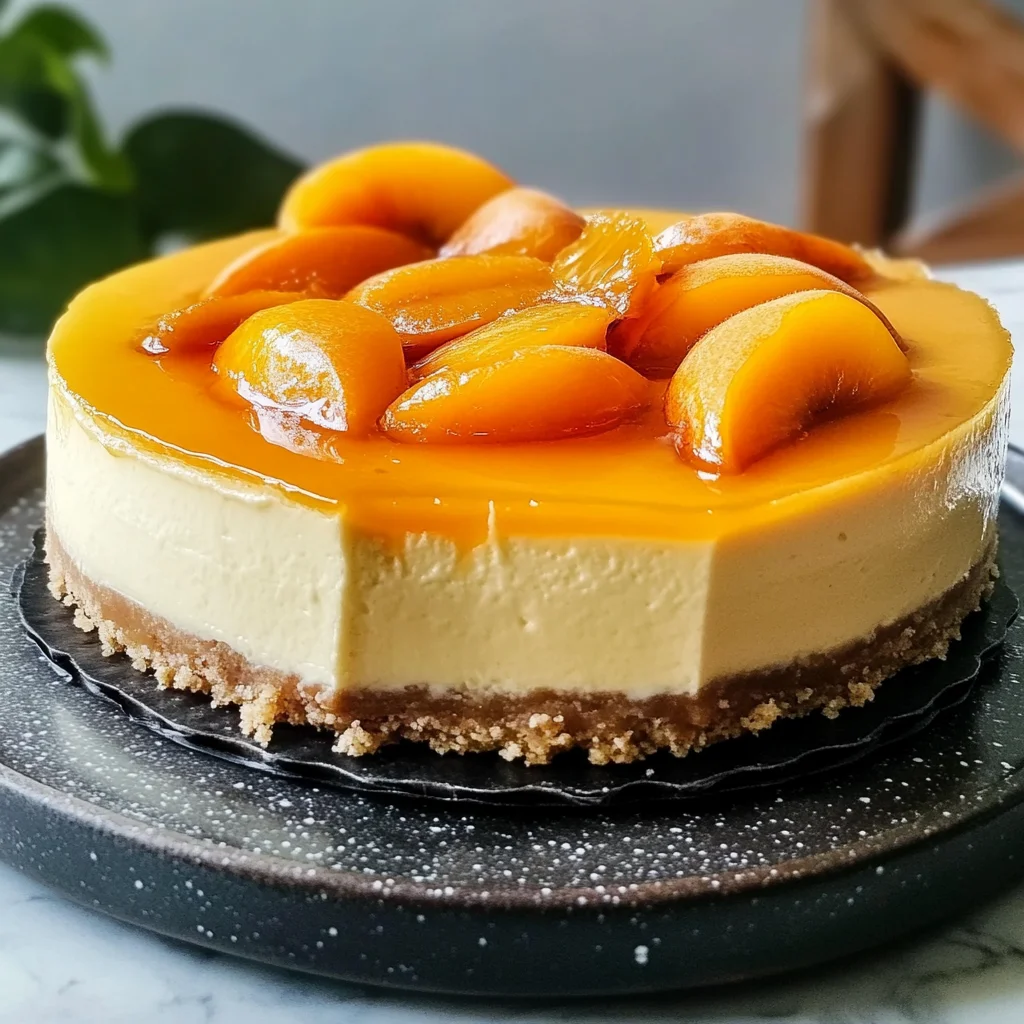 Cheesecake alle albicocche