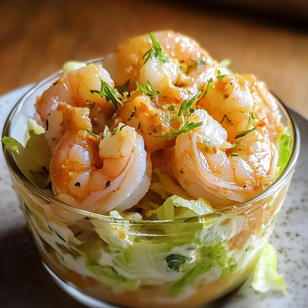 Cocktail gamberi con salsa