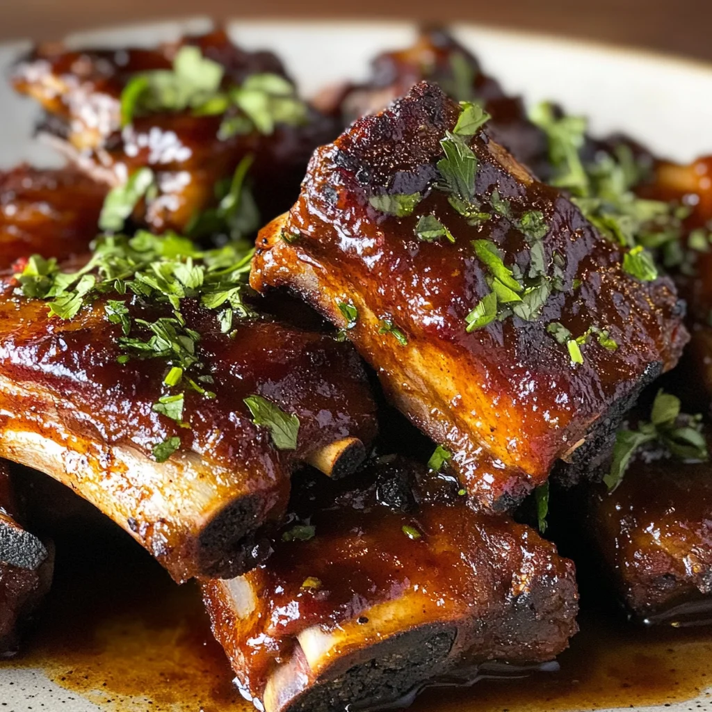 Costine di maiale al vino