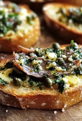 Crostini toscani con acciughe