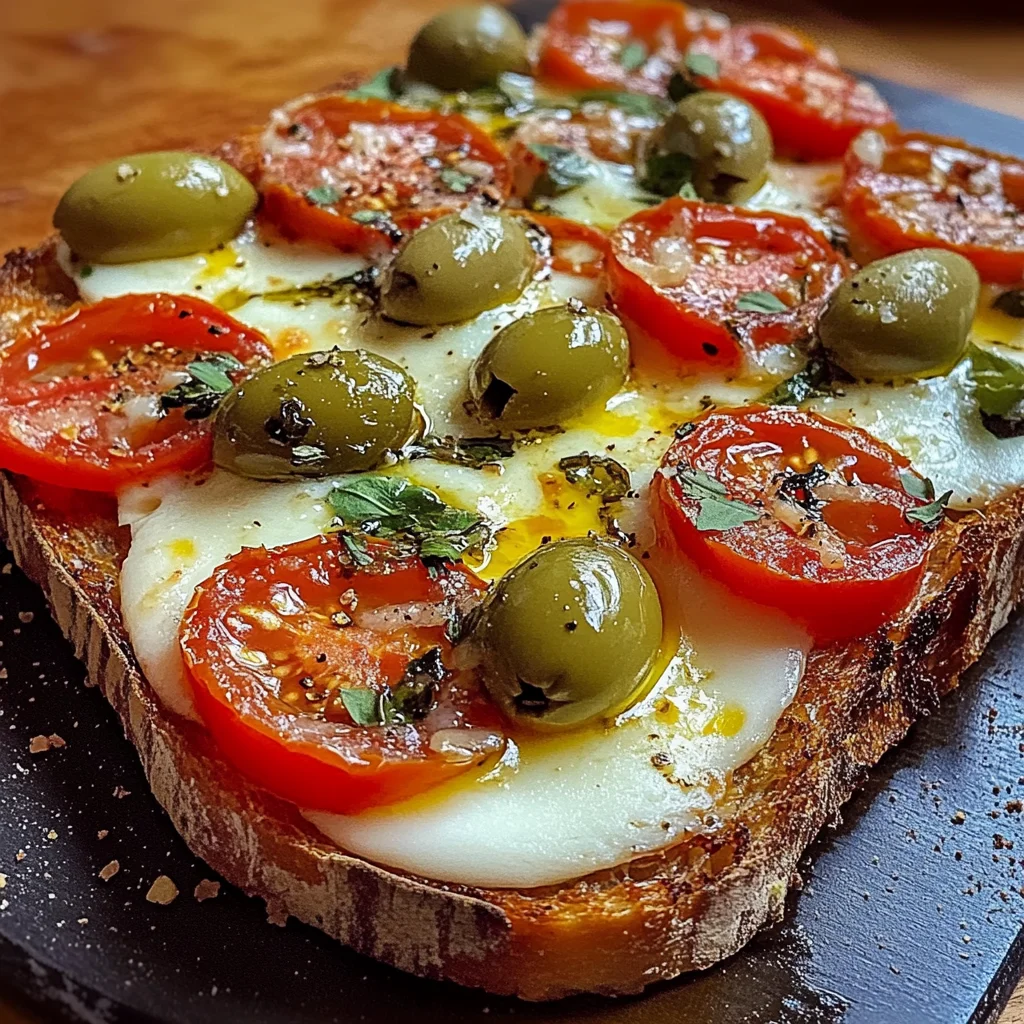 Crostoni alla pizzaiola facili