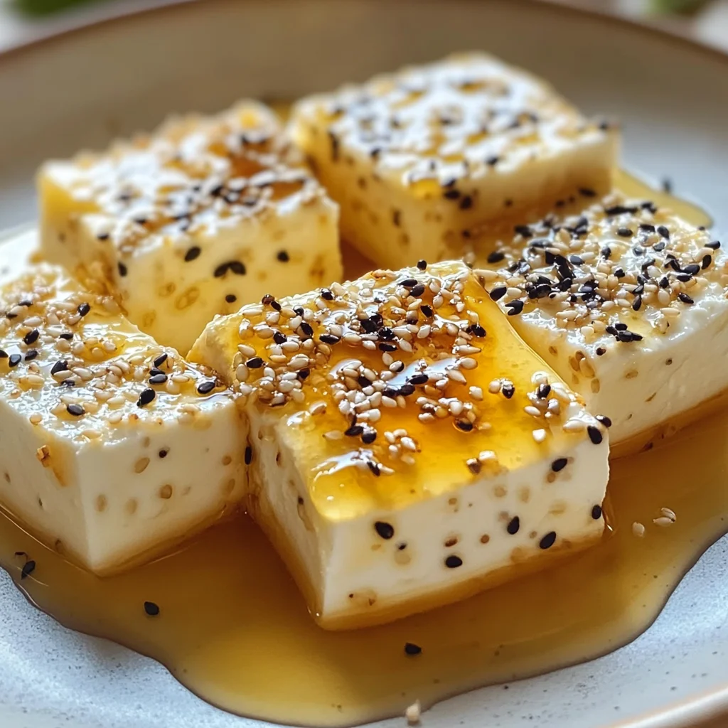 Feta con semi di sesamo