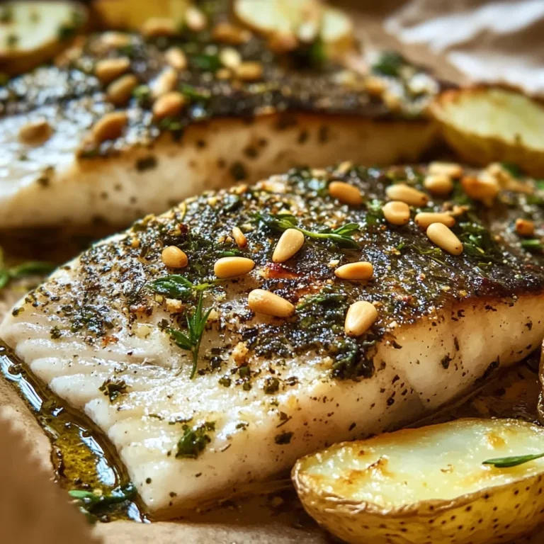 Filetti di spigola alle erbe