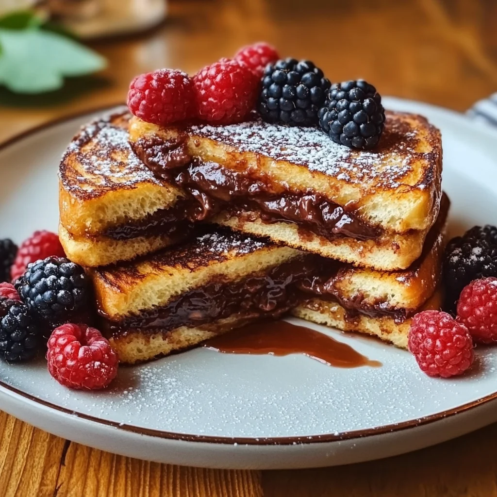 French toast golosi alla Nutella