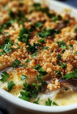 Gratin di acciughe saporito