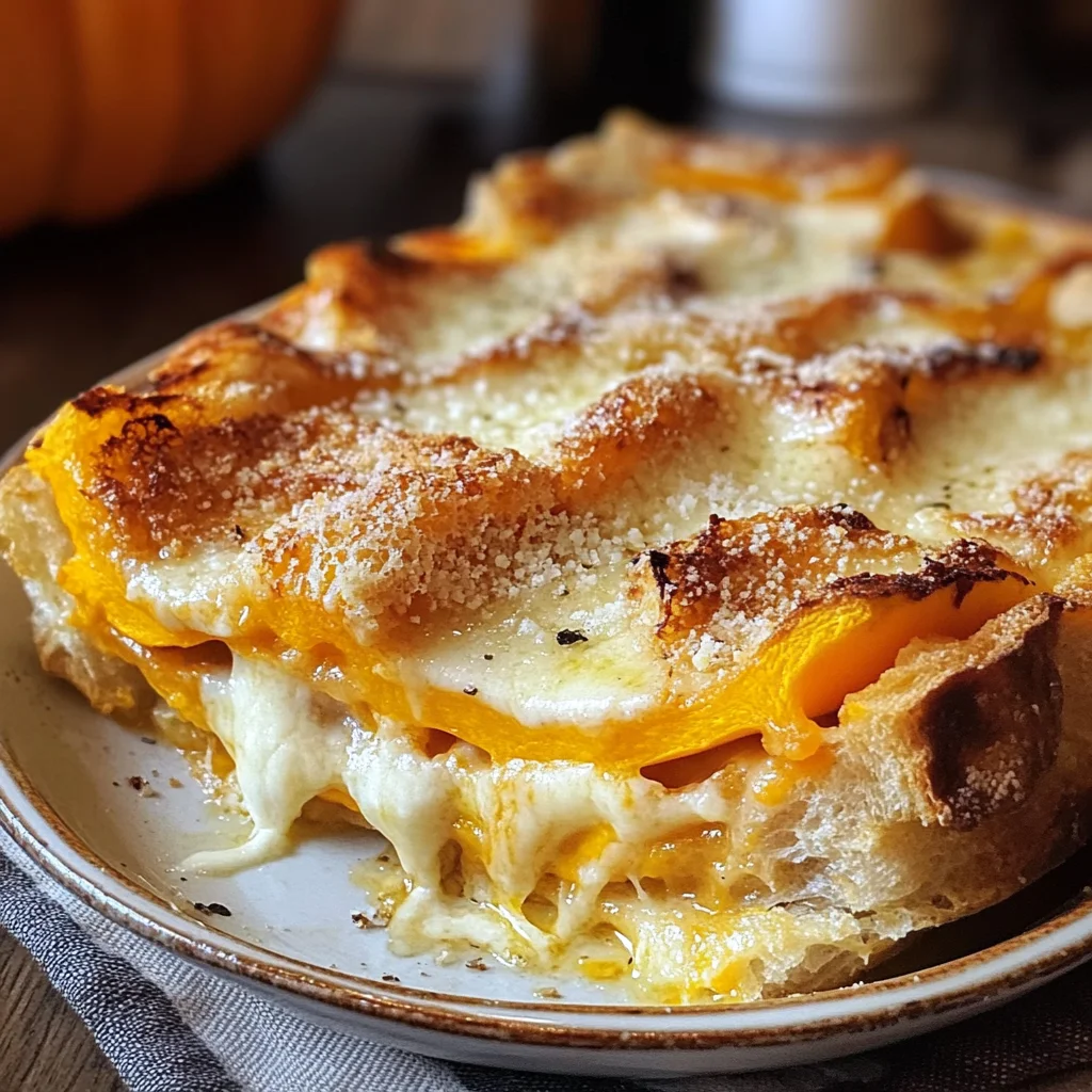 Gratin di pane e zucca