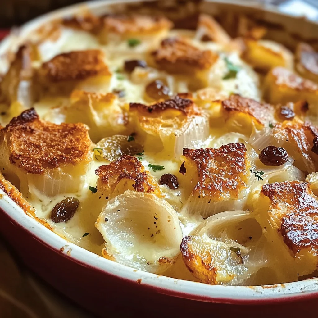 Gratin pancarré cipolle bianche